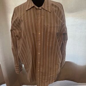 Stripe 100% Cotton Banana Republic Button Down Large